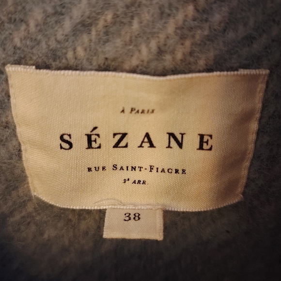 Sezane Léo Wool Short Coat - Picture 8 of 12